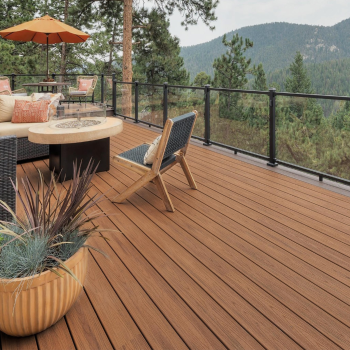 Teak coext wpc deck